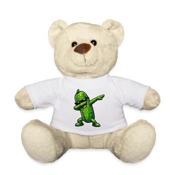 Tamponnement du concombre - Nounours - blanc - Devant