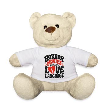 Horror Movies Are My Love Language - Teddy - Weiß - Vorne