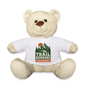 Trail Running - Run Everywhere - Teddy Bear - white - Front