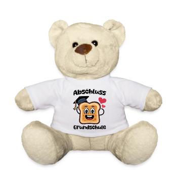 Kawaii Toast Abi Herzchen - Teddy - Weiß - Vorne