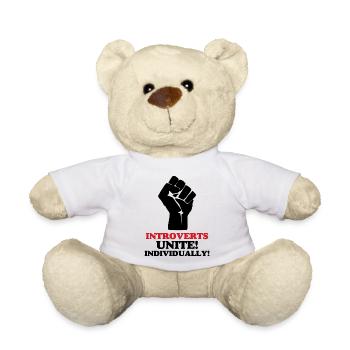 Introvertierte schließen sich zusammen - Teddy - Weiß - Vorne