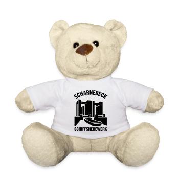 Scharnebeck Schiffshebewerk - Teddy - Weiß - Vorne