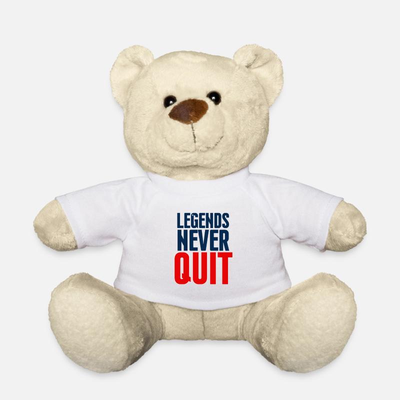 Legends Never Quit Bold - Nounours - blanc