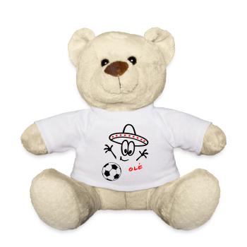 Sombrero Fußball  - Teddy - Weiß - Vorne
