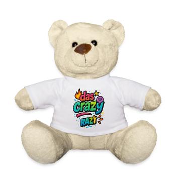 The Crazy Razy Color Bang - Teddy Bear - white - Front