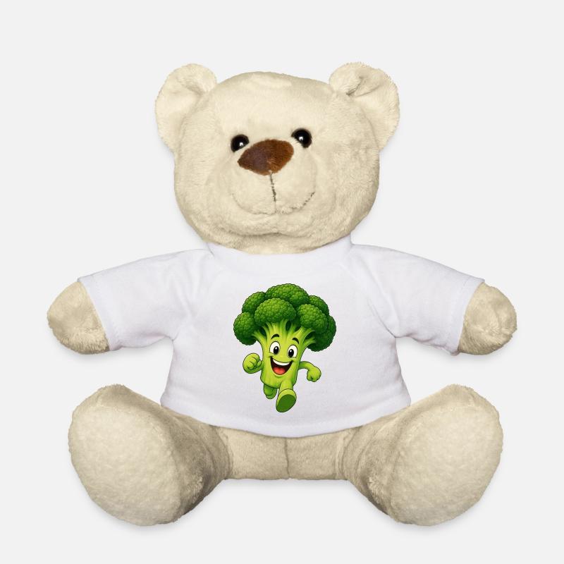 Broccoli - Teddy Bear - white