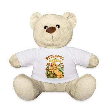 Pudelwohl im Garten - Teddy - Weiß - Vorne