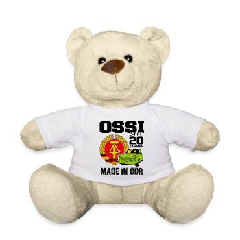 Geburtstag DDR Ossi Ost Produkt 20 Jahre - Teddy - Weiß - Vorne