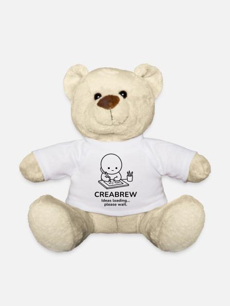 Creabrew – Ideas Loading | Creative Mind Mood - Teddy Bear - white
