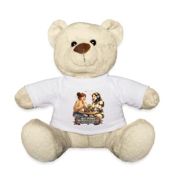Human & AI Connection – Friendship, Love and a Fut - Teddy Bear - white - Front