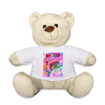 K‑Pop Style - Nounours - blanc - Devant