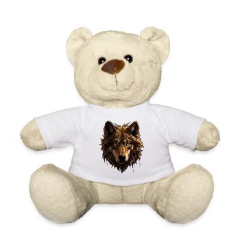 Wolf - Teddy - Weiß - Vorne