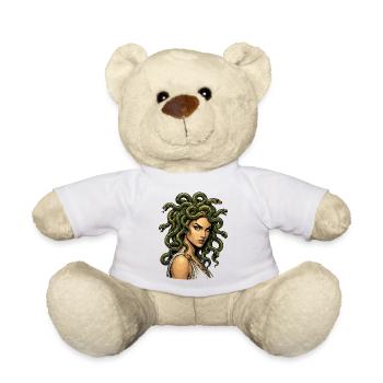Medusa Snake Hair Icon - Teddy Bear - white - Front