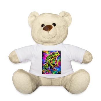 Frosch - Teddy - Weiß - Vorne