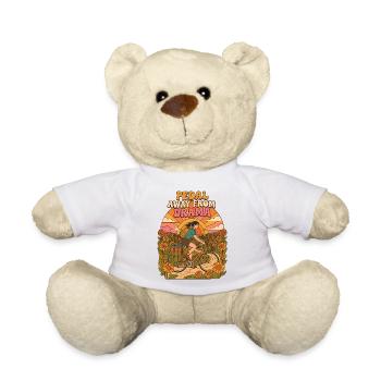 Treten Sie weg von Drama Retro Cycling - Teddy - Weiß - Vorne