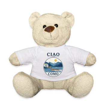 Como See: Villa, Boot und Berglandschaft - Teddy - Weiß - Vorne