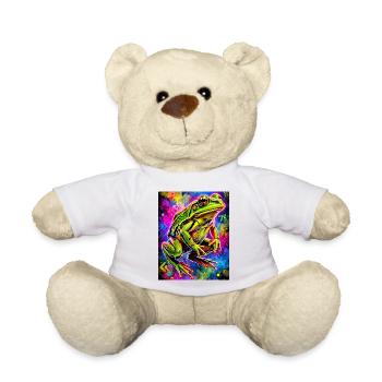 frog - Teddy Bear - white - Front