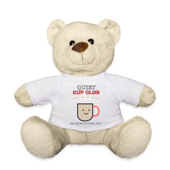 Quiet Cup Club - Teddy Bear - white - Front