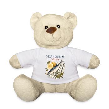 Mediterranean Mood Sardine Mediterran - Teddy Bear - white - Front