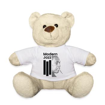 Modern Jazz Icon - Teddy Bear - white - Front