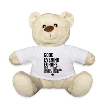 Eurovison  - Teddy Bear - white - Front