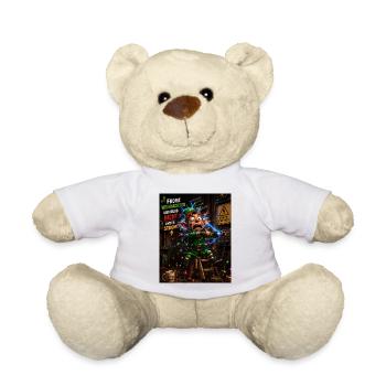 Stromschlag Elf Frohe Weihnachten Chaos Humor - Teddy - Weiß - Vorne
