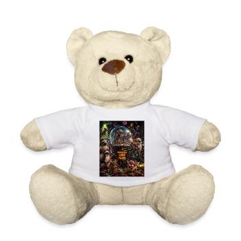 Weihnachtslogik Pause Verrücktes Chaos Humor Pur - Teddy - Weiß - Vorne