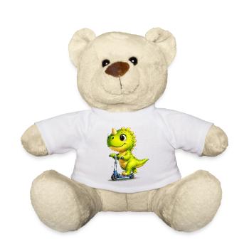 Skate Dino  - Teddy - Weiß - Vorne