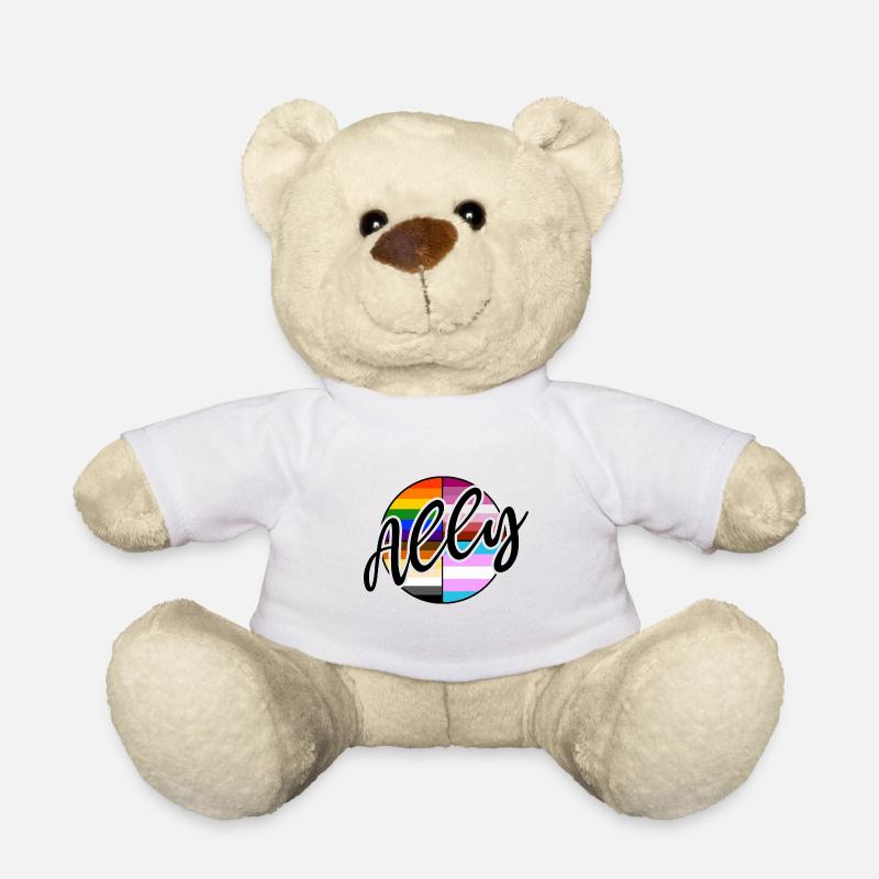 Ally - LGBTIQ Queer Gay Pride CSD Verbündetenschaf - Teddy - Weiß
