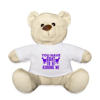 Goat - Buck - Goat - Farm - Zoo - Holiday - Teddy Bear - white - Front