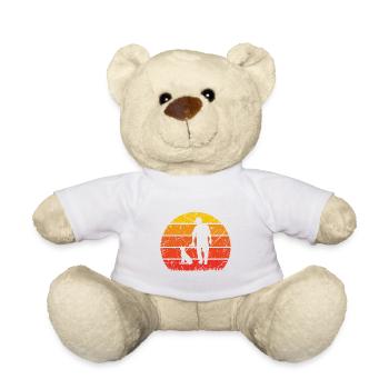 Vintage Sun and Dog 1 - - Teddy Bear - white - Front