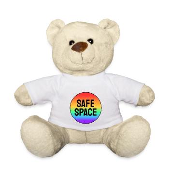 LGBT safe space - Teddy Bear - white - Front