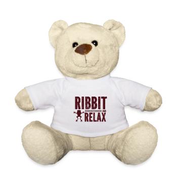 Frog - Amphibian Animal - Teddy Bear - white - Front