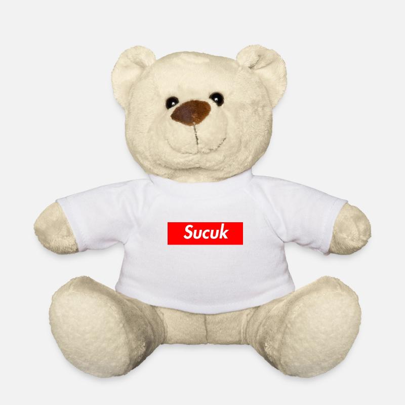 Sucuk - Supreme Box-Logo Style - Teddy - Weiß