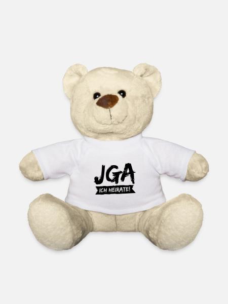 JGA - Ich heirate! - Teddy - Weiß