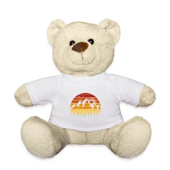 Berge Vintage - - Teddy - Weiß - Vorne