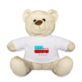 verspätung hund schwarz - Teddy - Weiß - Vorne