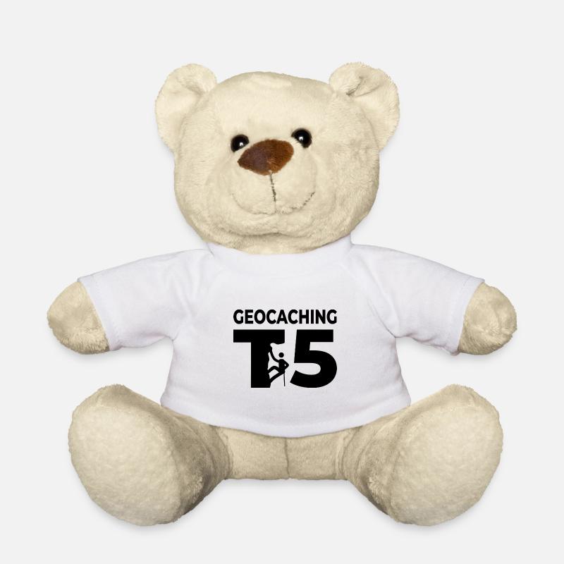 Géocaching Terrain difficile Cote 5 - Nounours - blanc