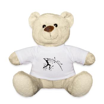 Perchiste Enfant Saut à la perche - Nounours - blanc - Devant
