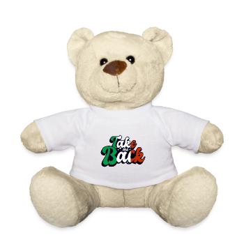 Italy Flag Homesickness Italian Flag Distressed Look - Teddy Bear - white - Front