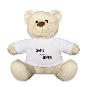 Same Boobs Forever Junggesellenabschieds Party - Teddy - Weiß - Vorne