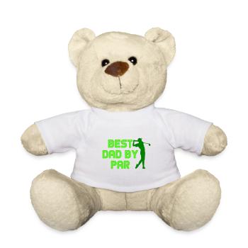 MEILLEUR PAPA PAR GOLF GOLFEUR DISANT MOTIFS CADEAU - Nounours - blanc - Devant
