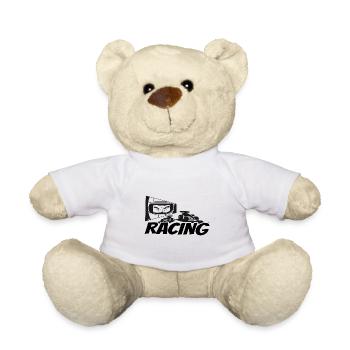 Racing Rennen ist eine Sportart oder Aktivität - Teddy - Weiß - Vorne