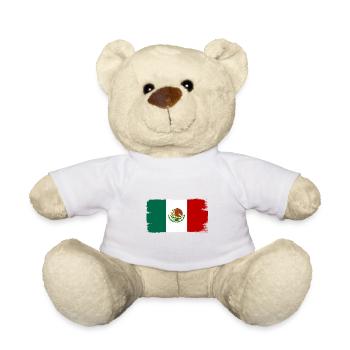 Mexico Flag Mexican Flag Mexico South America - Teddy Bear - white - Front