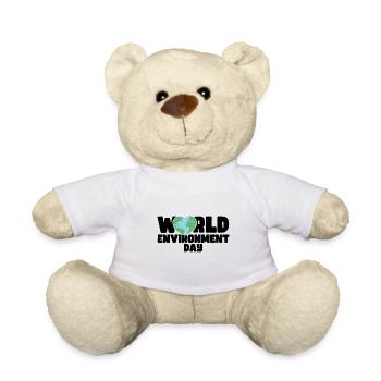 World environment day - Teddy - Weiß - Vorne