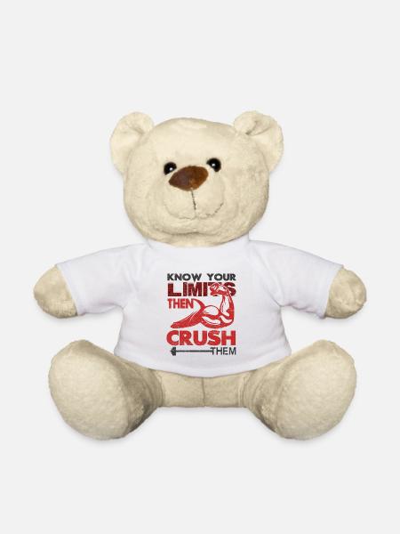 Connaissez vos limites Motivation musculaire - Nounours - blanc