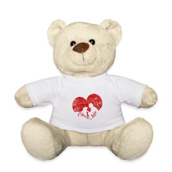 dogs love - Teddy Bear - white - Front