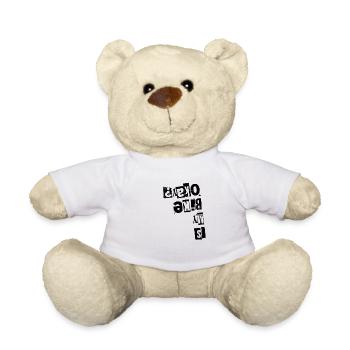 Is My Bike Okay? - Teddy Bear - white - Front