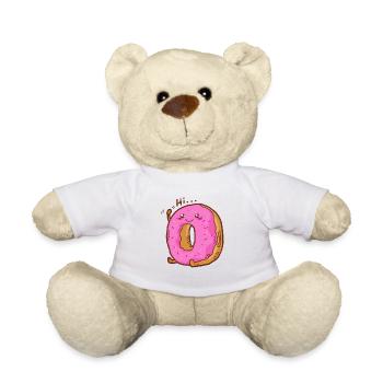 Donut Donuts Kawaii Candy Icing Sweet - Teddy Bear - white - Front