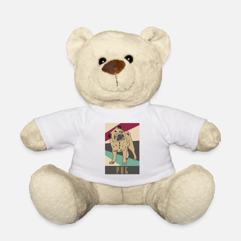 Mops - Teddy - Weiß